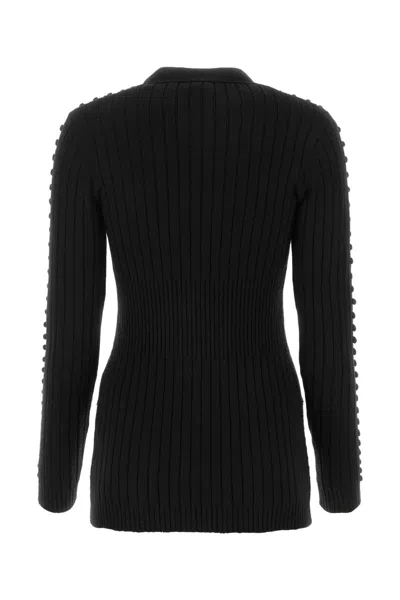 Durazzi Milano Black Wool Cardigan