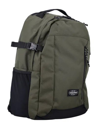 Eastpak Smallker Pro Two-tone Panelled Backpack In Green