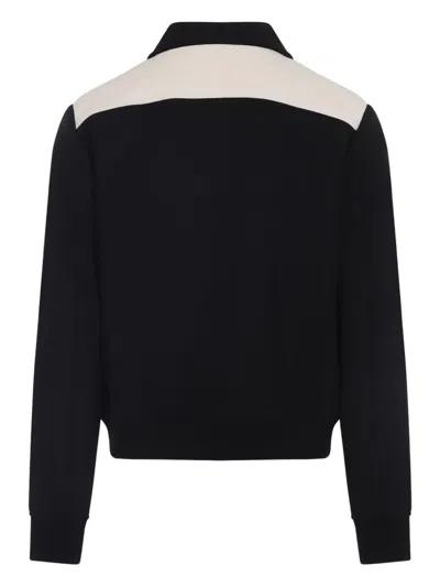 Amiri Tailored Wool And Leather Jacket With Zippered Pockets