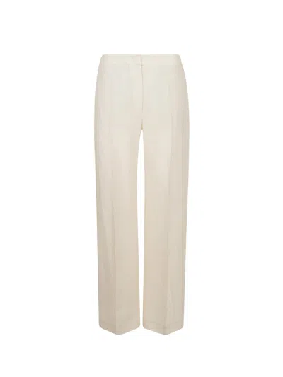 Eleventy Soft Sand High-waisted Trousers In Neutral