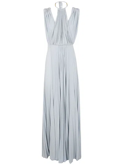 Elisabetta Franchi Knee Length Sleeveless Dress With Belted Waist