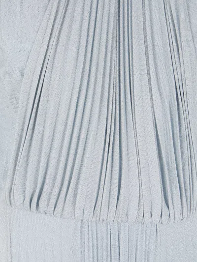 Elisabetta Franchi Knee Length Sleeveless Dress With Belted Waist