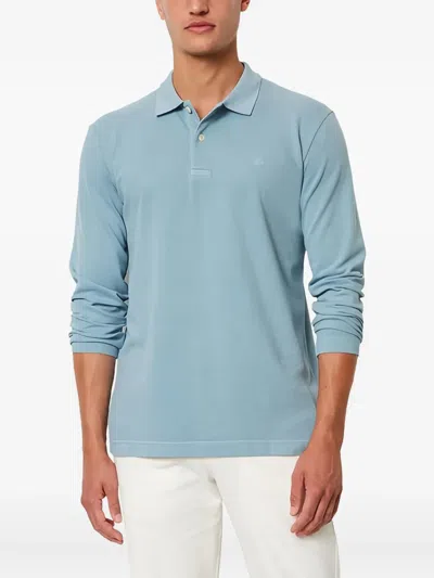 Marc O'polo Long-sleeve Polo Shirt In Blue