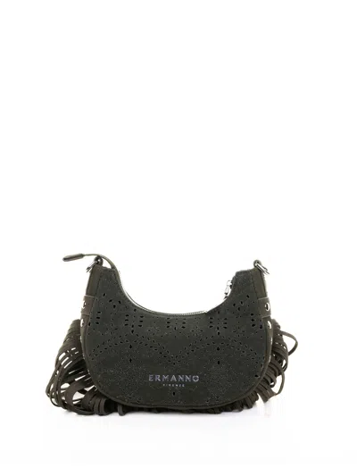 Ermanno Scervino Shoulder Bag With Fringes And Studs