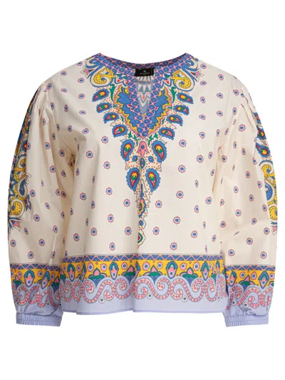 Etro Printed Paisley V-neck Knitwear