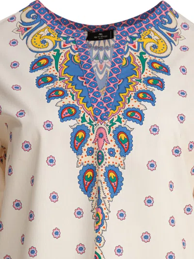 Etro Printed Paisley V-neck Knitwear