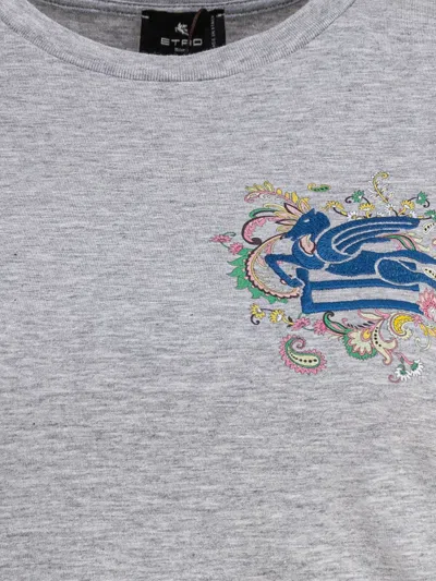 Etro Cotton Grey T-shirt