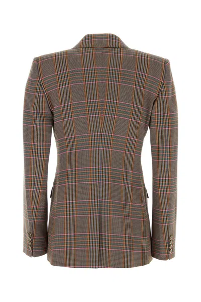 Etro Tailored Jersey Blazer With Embroidered Shoulders In Multi