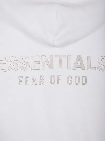 Essentials Fear Of God  Women`s Classic Fit Zip-up Hoodie