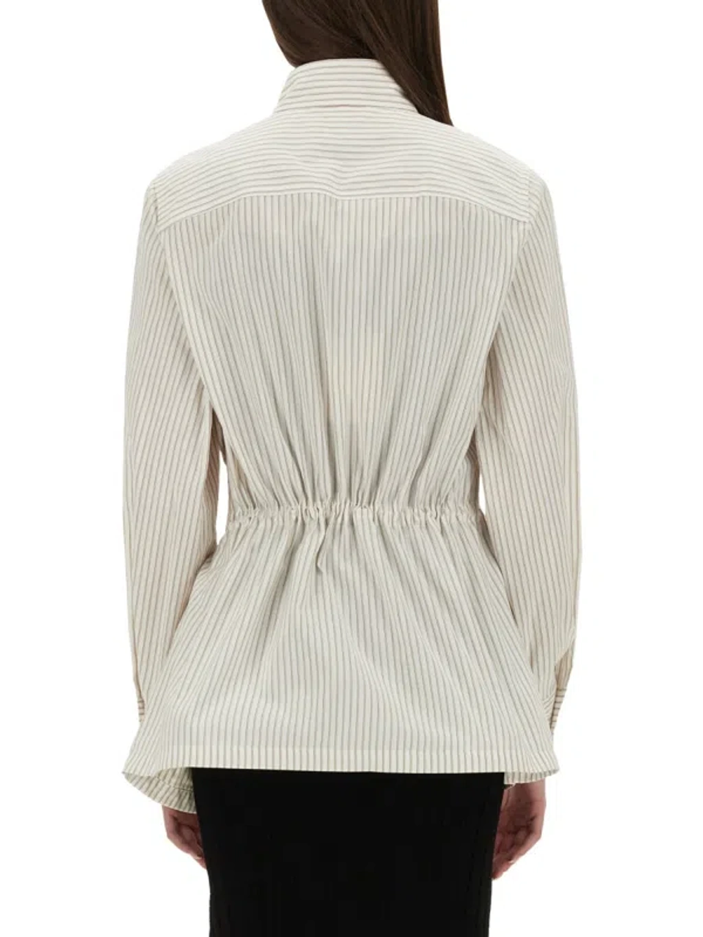 ブルゾン Fendi White Striped Cotton And Silk Blouson Fendi White Striped Cotton And Silk Blouson | ModeSens