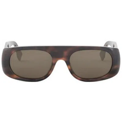 Fendi Signature Fe40169i 53e In Brown