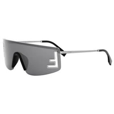 Fendi Geometric Sunglasses In Gray
