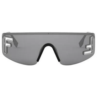 Fendi Geometric Sunglasses In Gray
