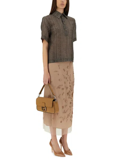 Fendi Silk Net Shirt