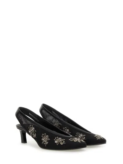 Fendi Slingback With Embroidery