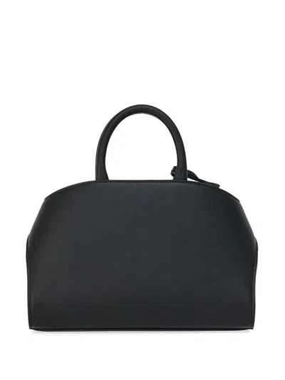 Ferragamo Mini Clutch Embellished Gancini Buckles In Black