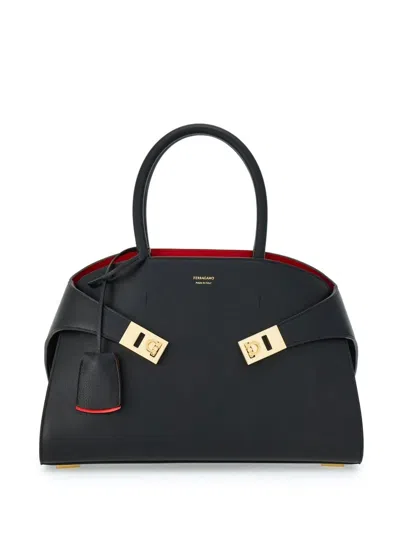 Ferragamo Women Hug Small Leahter Tote Bag