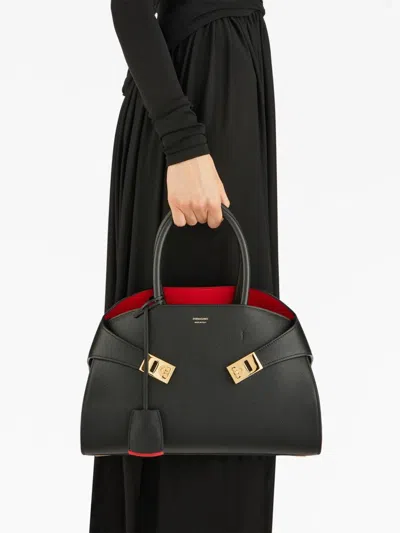 Ferragamo Women Hug Small Leahter Tote Bag