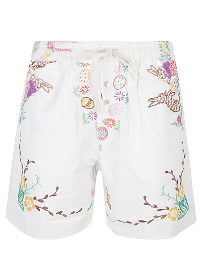 Front Street White Cotton Clothing Shorts In White