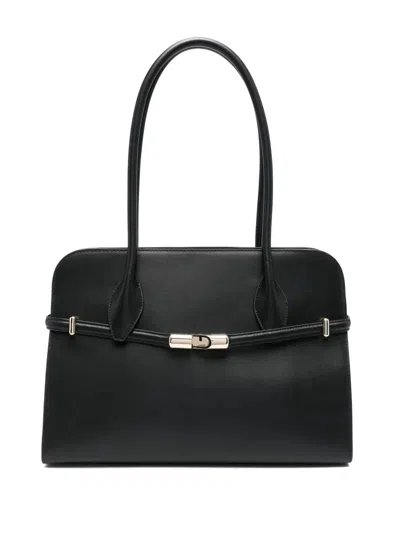 Furla Shoulder Bags Structured Gold-tone Hardware In Black