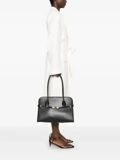 Furla Shoulder Bags Structured Gold-tone Hardware In Black