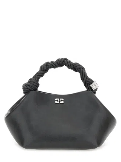 Ganni 'bou' Grey Handbag With Adjustable And Removable Shoulder Strap
