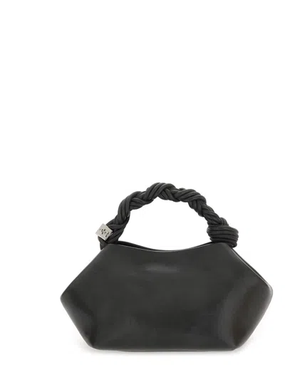 Ganni 'bou' Grey Handbag With Adjustable And Removable Shoulder Strap