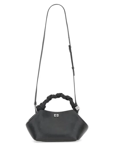 Ganni 'bou' Grey Handbag With Adjustable And Removable Shoulder Strap