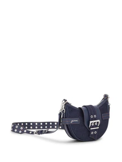 Ganni Denim Small Bucky Crossbody Bag