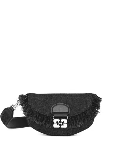 Ganni Denim Crossbody Bag