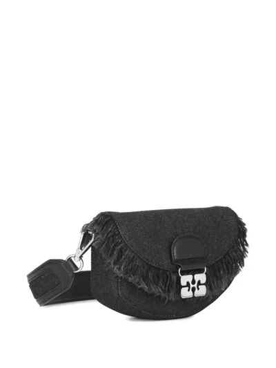 Ganni Denim Crossbody Bag