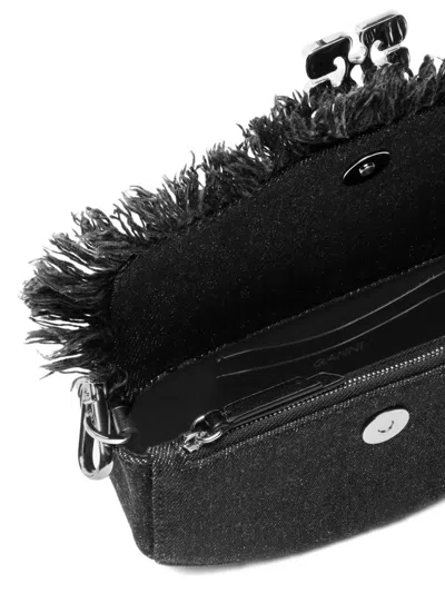 Ganni Denim Crossbody Bag