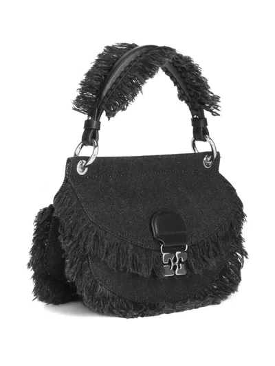 Ganni Denim Tote Bag