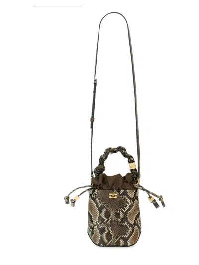 Ganni Multicolour Recycled Leather Handbags