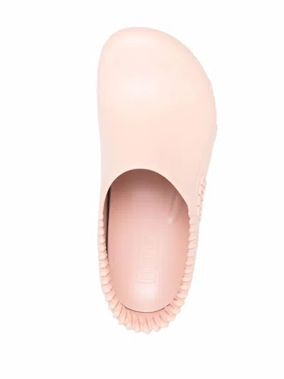 Gcds Ibex Logo-embossed Slingback Clogs In Pink