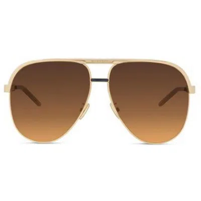Givenchy Eyewear Aviator Sunglasses In Brown