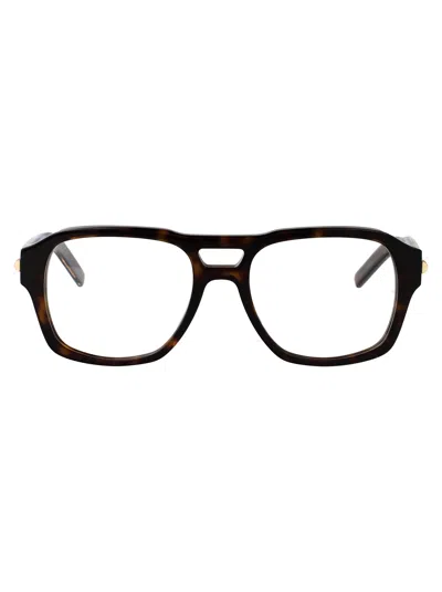 Givenchy Havana Acetate Glasses In Multi