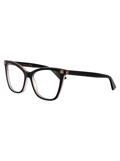 Gucci Womens Black Gg0914o Acetate Rectangular-frame Optical Glasses In Black