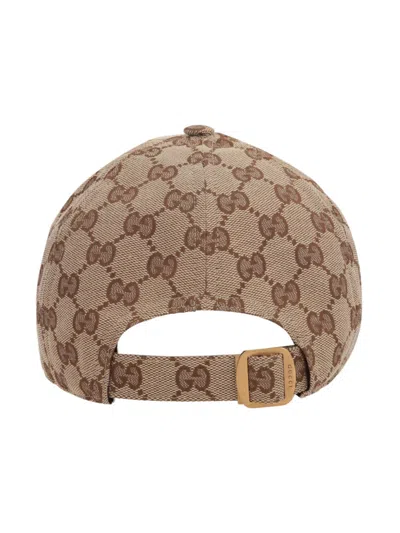 Gucci Men Gg Supreme Baseball Cap In Neutral