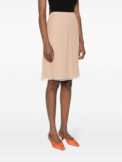 Gucci Silk Chiffon Skirt