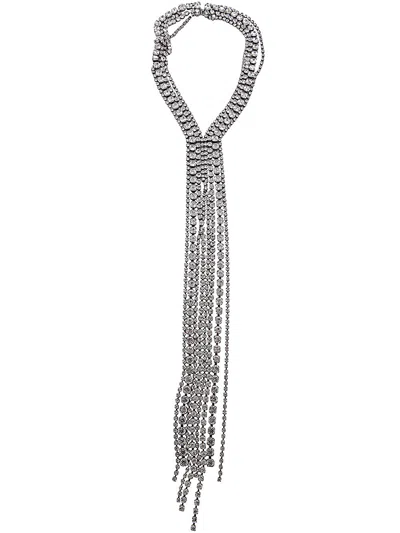 Helene Zubeldia Crystal Tie Necklace