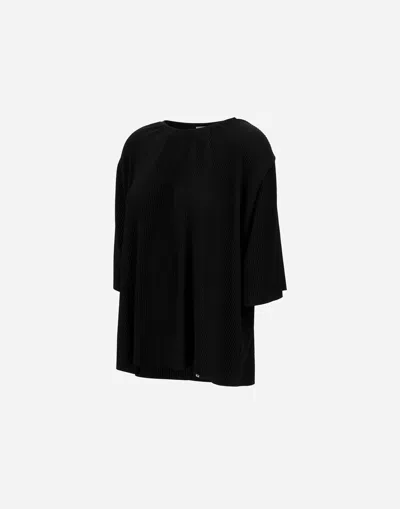 Herno Pleated Short-sleeve T-shirt