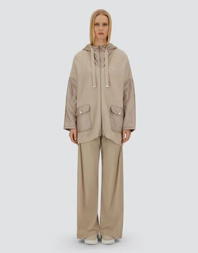 Herno Resort Wool And Nylon Ultralight Jacket In Brown