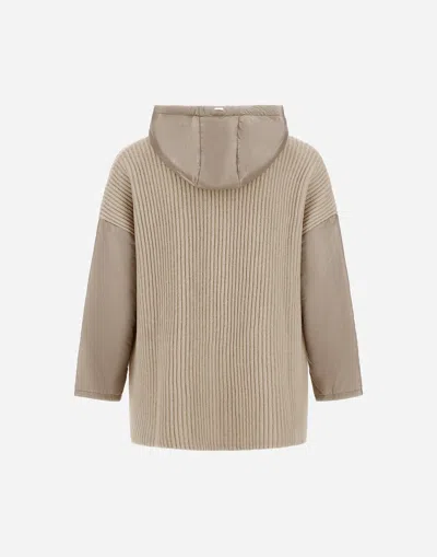 Herno Resort Wool And Nylon Ultralight Jacket In Brown