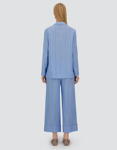 Herno Resort Blazer In Check Linen