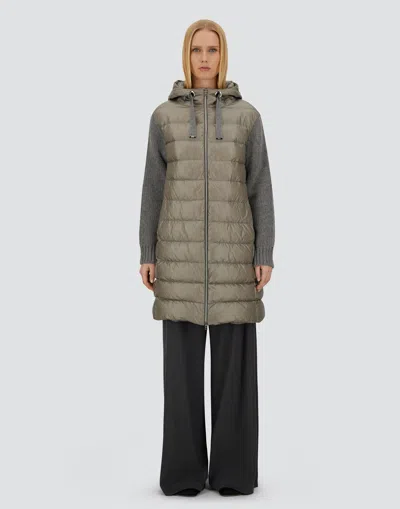 Herno Women Resort Down Jacket In Ultralight Nylon And Mesh