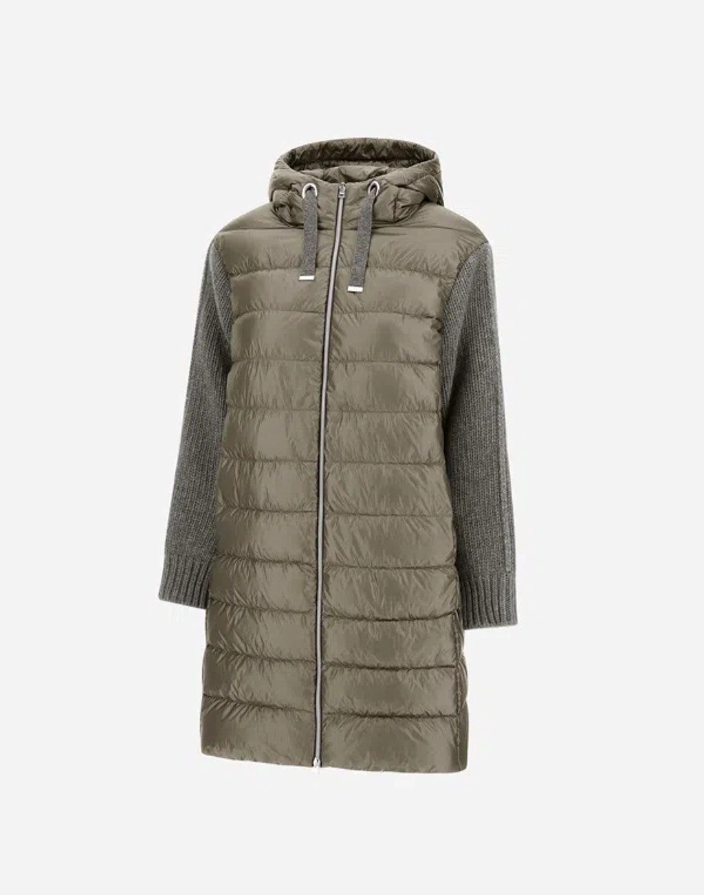 ダウンジャケット・コート HERNO Resort down jacket in ultralight nylon and mesh Herno Resort Down Jacket In Ultralight Nylon And Mesh