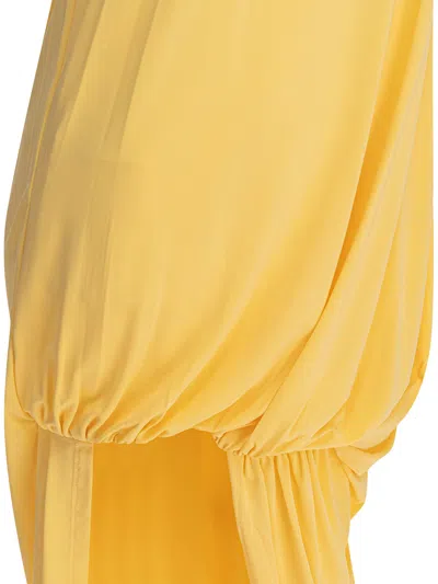 Jacquemus Women La Robe Peplum Courte Draped Dress