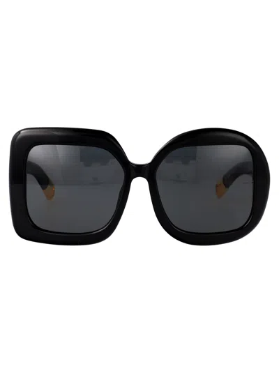 Jacquemus Carre Sunglasses In Black