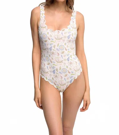 Marysia Palm Springs Maillot One-piece Swimsuit In Cameo Print